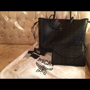 💯 Authentic GM Reversible Galaxy MCM Shopper